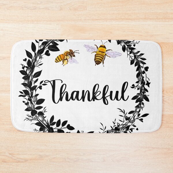 Item preview, Bee Thankful Floral Wreath 1 designed and sold by AnTartstudios.
