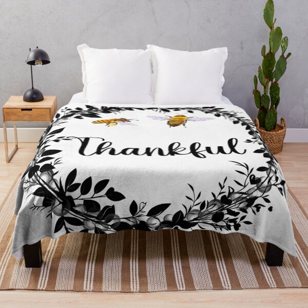 Item preview, Bee Thankful Floral Wreath 1 designed and sold by AnTartstudios.