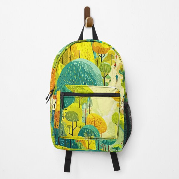 Artikelvorschau, Wunderlicher Waldweg mit Fahrrädern entworfen und verkauft von Moss and Moon Studio.