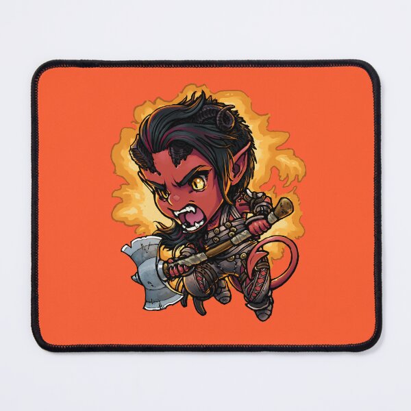 Item preview, Raging Barbarian Karlach Chibi designed and sold by ghostfire.