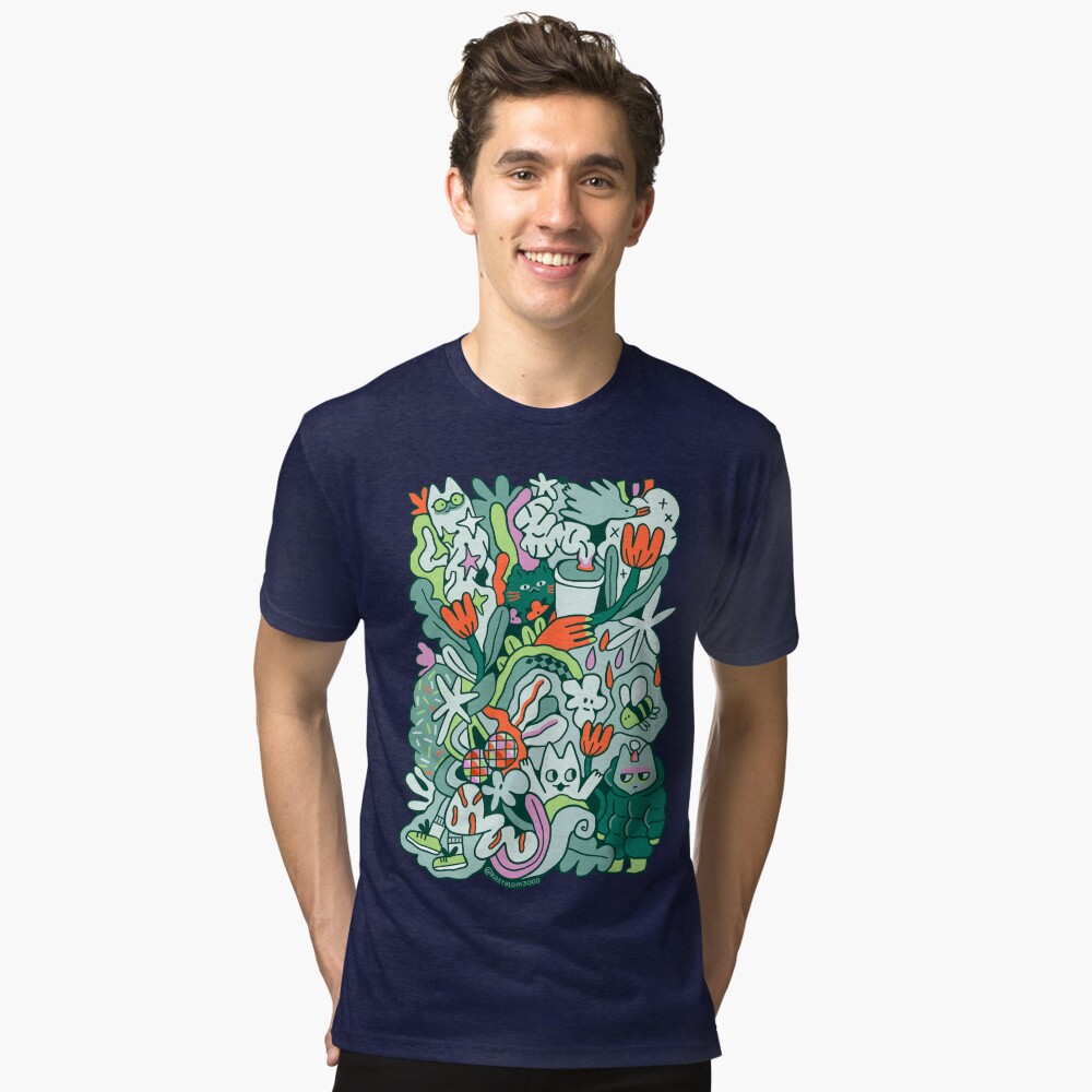 Item preview, Tri-blend T-Shirt designed and sold by kostolom3000.