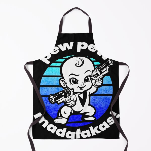 Item preview, Pew Pew Madafakas! Unique Boss Baby illustration for dark background designed and sold by PixelPunny.