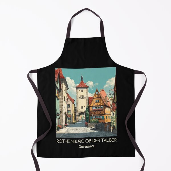 Item preview, A Vintage Travel Art of Rothenburg ob der Tauber - Germany designed and sold by GoodOldVintage.