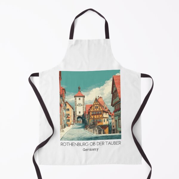 Item preview, A Vintage Travel Art of Rothenburg ob der Tauber - Germany designed and sold by GoodOldVintage.