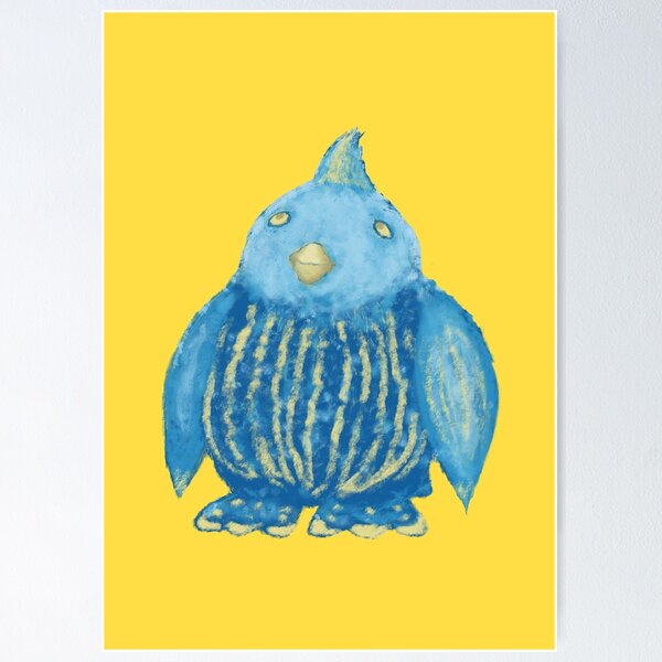 Item preview, Unique and adorable bird nine designed and sold by greenPQBstudio.
