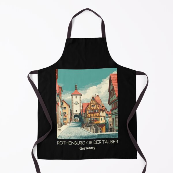 Item preview, A Vintage Travel Art of Rothenburg ob der Tauber - Germany designed and sold by GoodOldVintage.