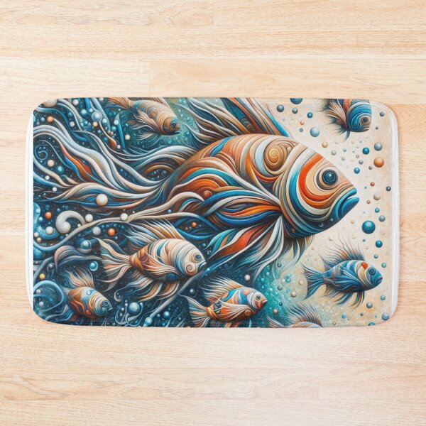 Item preview, Underwater Art of Fish & Coral in Acrylic & Watercolor Paintings  designed and sold by NadineMay.