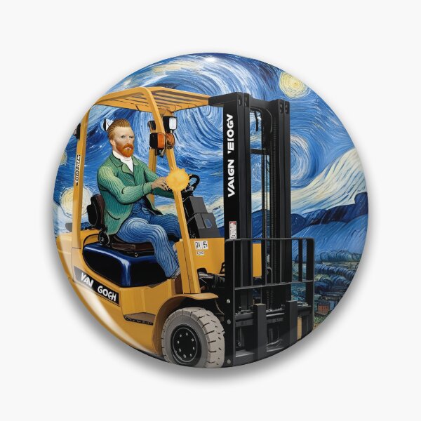 Item preview, Van Gogh as a forklift operator designed and sold by RetroNibylander.