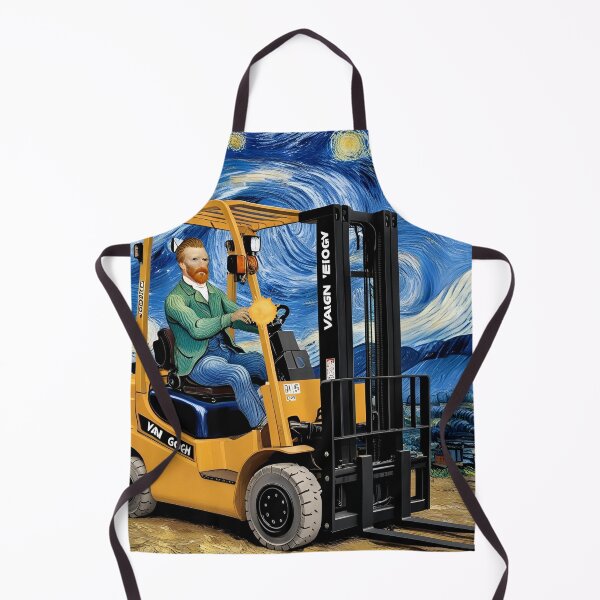 Item preview, Van Gogh as a forklift operator designed and sold by RetroNibylander.