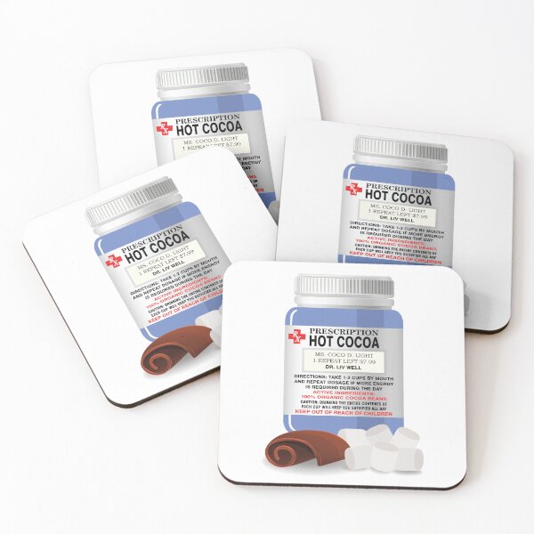 Item preview, Prescription hot cocoa - PERIWINKLE designed and sold by StellarFX.