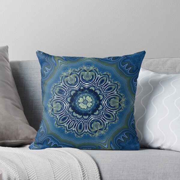 Blomst by ElitebyElise Throw Pillow