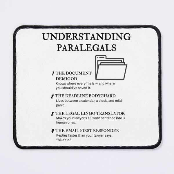 Item preview, Understanding Paralegals – Funny Legal Assistant Quotes for Law Office Warriors designed and sold by PsyFlow35.