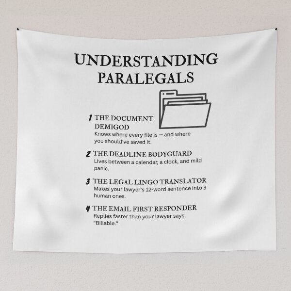 Item preview, Understanding Paralegals – Funny Legal Assistant Quotes for Law Office Warriors designed and sold by PsyFlow35.