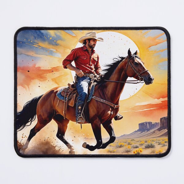 Item preview, Cowboy in the Hot Sun designed and sold by M-Y-A-R-T-.