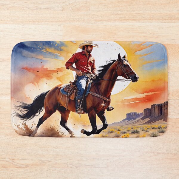 Item preview, Cowboy in the Hot Sun designed and sold by M-Y-A-R-T-.