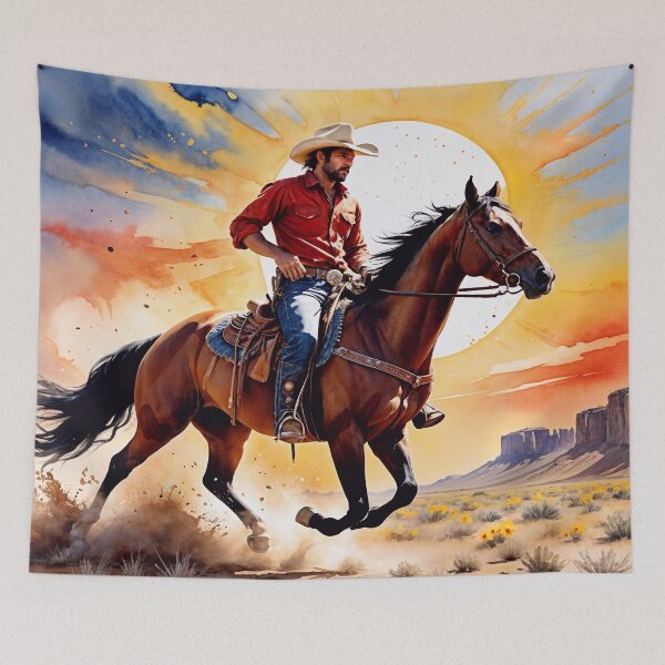 Item preview, Cowboy in the Hot Sun designed and sold by M-Y-A-R-T-.