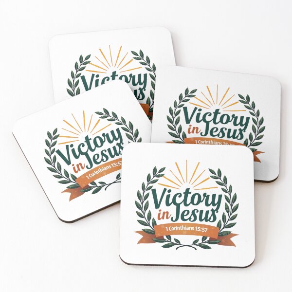 Item preview, Victory in Jesus – 1 Corinthians 1557 Faith Over Fear designed and sold by ebocraft.