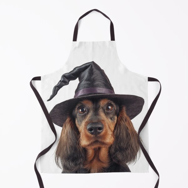 Item preview, Petit Basset Griffon Vendéen dog Wearing Halloween Witch Hat designed and sold by LazyOwlStore.