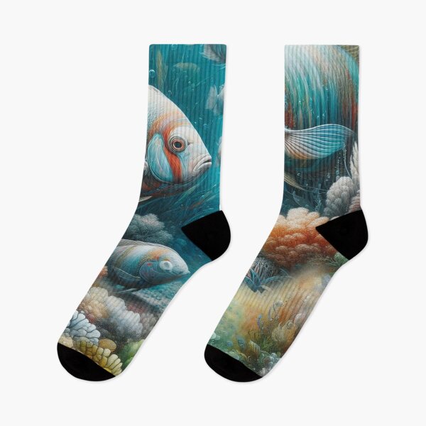 Item preview, Underwater Art of Fish & Coral in Acrylic and Watercolor designed and sold by NadineMay.