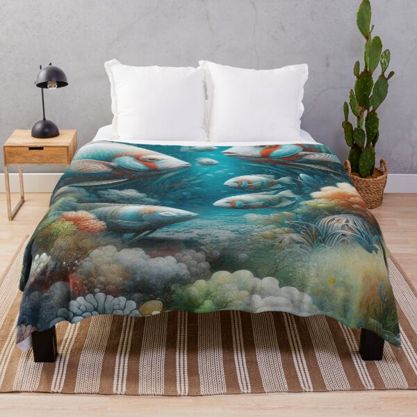 Item preview, Underwater Art of Fish & Coral in Acrylic and Watercolor designed and sold by NadineMay.