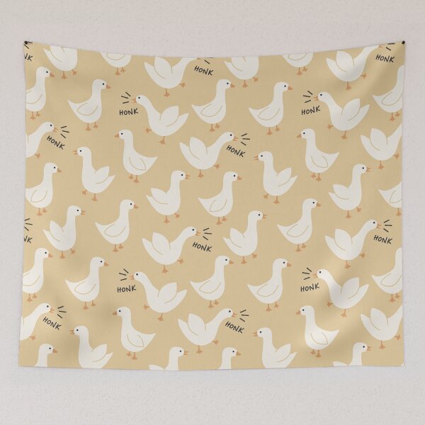 Item preview, honk! geese - light yellow designed and sold by Becca Alessi.