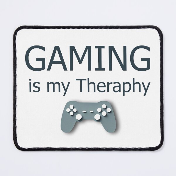 Item preview, Gaming Is My Therapy - Minimalist Gamer Quote Design designed and sold by HAFIZ-DP.
