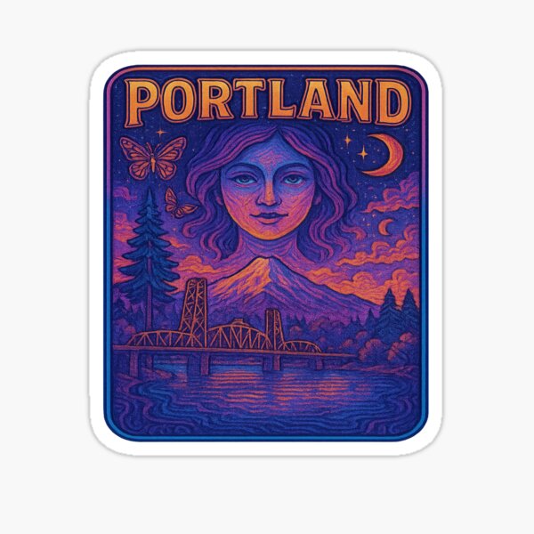Artikel-Vorschau von Mystisches Portland, Oregon, designt und verkauft von Neolucent.