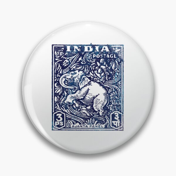 Item preview, The Indigo Journey – Elephant of the Eternal Stamp designed and sold by bubbliciousart.