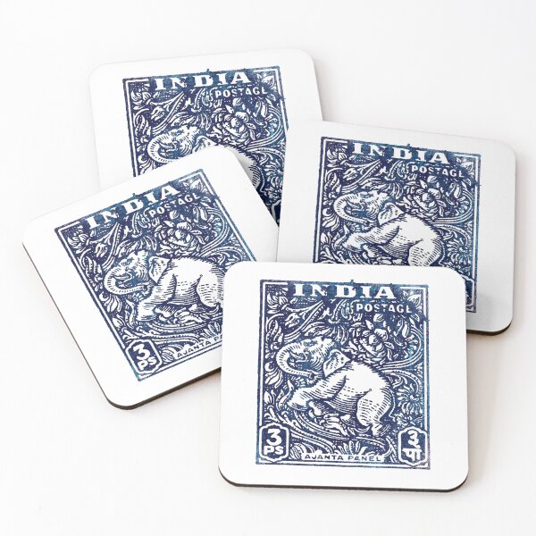 Item preview, The Indigo Journey – Elephant of the Eternal Stamp designed and sold by bubbliciousart.