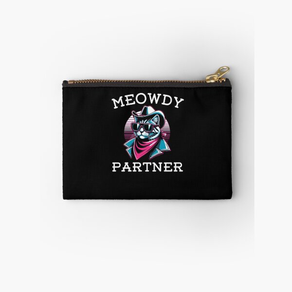 Item preview, Cat Cowboy Western Meowdy partner cat owner joke retro designed and sold by snowry.