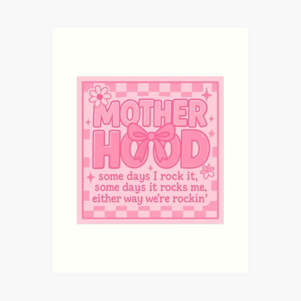 Item preview, Kawaii Mom Life Quote – “Motherhood: We’re Rockin’ It” designed and sold by taiuowaki.