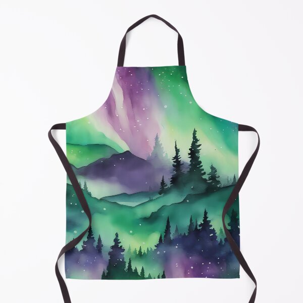 Item preview, Aurora over Forest designed and sold by CalmnessbyChoice.