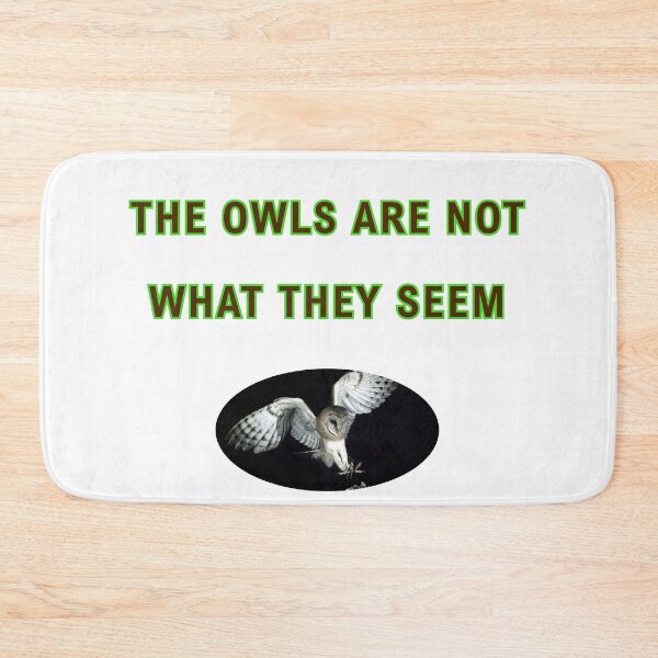 Item preview, Twin Peaks: "The owls are not what they seem" (version with photo) designed and sold by Epic-quotes.