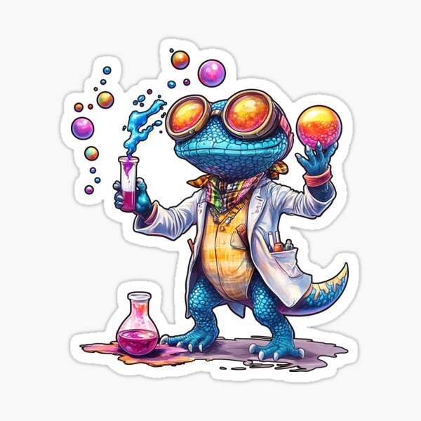 Item preview, Crazy Bluefessor designed and sold by NocturNeon-Art.