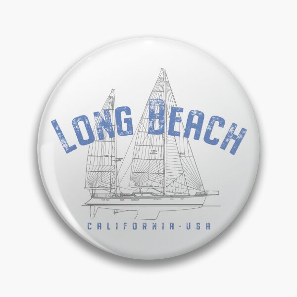 Item preview, Long Beach California Nautical Sailing Design designed and sold by Futurebeachbum.
