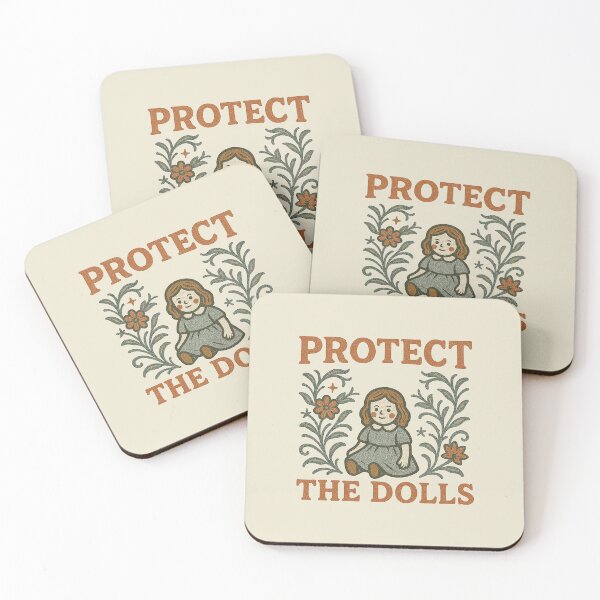 Item preview, Protect The Dolls Floral Folk Art designed and sold by zzz888.