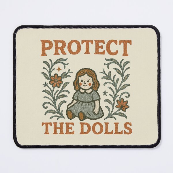 Item preview, Protect The Dolls Floral Folk Art designed and sold by zzz888.