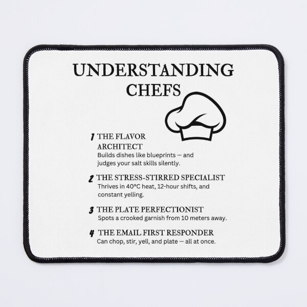 Item preview, Understanding Chefs – Funny Culinary Quotes for Kitchen Pros & Food Lovers designed and sold by PsyFlow35.