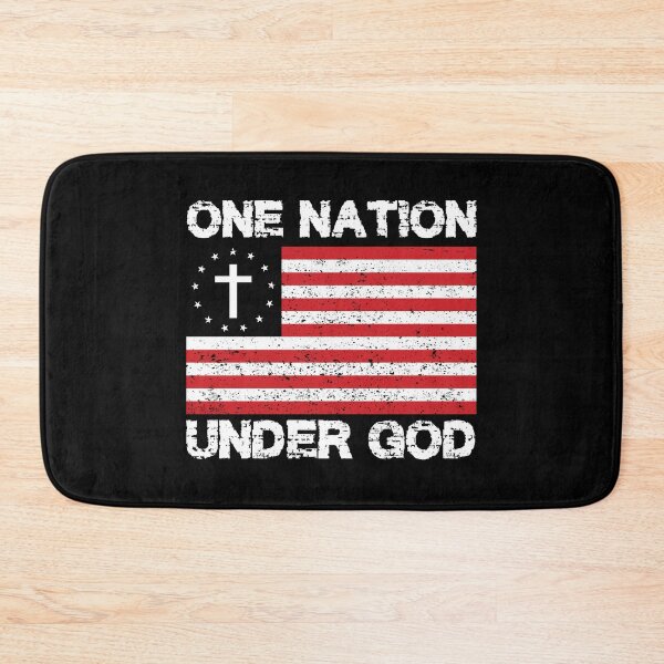 Item preview, One Nation Under God Cross Flag designed and sold by DarylWelsh2024.