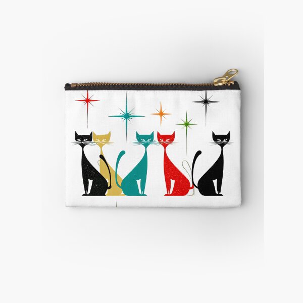 Item preview, Retro Atomic Cats – Mid-Century Modern Starburst Cat Art designed and sold by Kybruno's Creations.