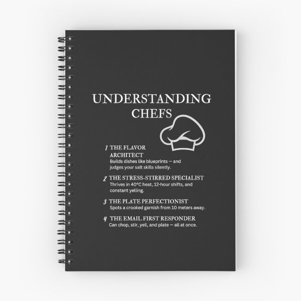 Item preview, Black – Understanding Chefs – Funny Culinary Quotes for Kitchen Pros & Food Lovers designed and sold by PsyFlow35.