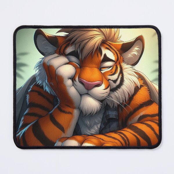 Item preview, Sleepy Forest Tiger designed and sold by nikkolaus.