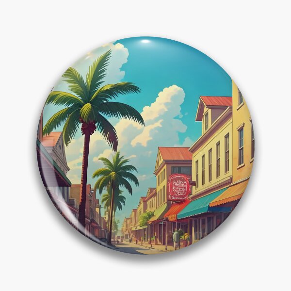 Item preview, Duval Street, Key West: Vibrant Island Boulevard designed and sold by LSVart.