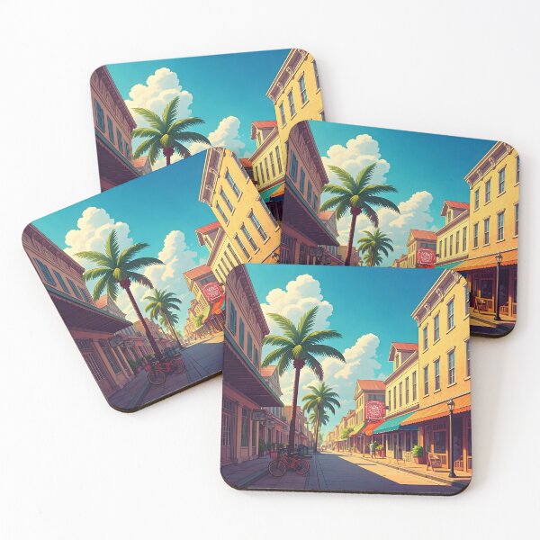 Item preview, Duval Street, Key West: Vibrant Island Boulevard designed and sold by LSVart.