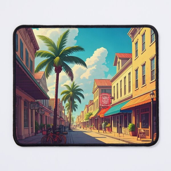Item preview, Duval Street, Key West: Vibrant Island Boulevard designed and sold by LSVart.