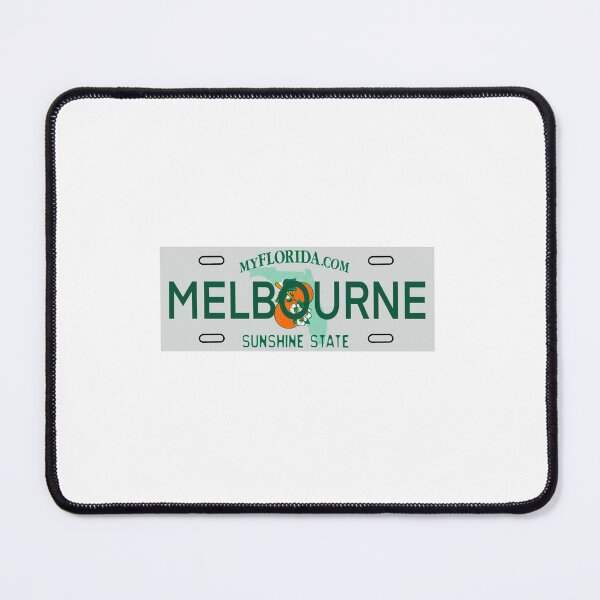 Item preview, Melbourne License Plate designed and sold by delmarvastickers.