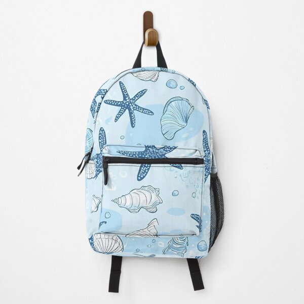 Item preview, Ocean Breeze - Cute Starfish & Seashell Pattern Design designed and sold by OmniArtStudio.