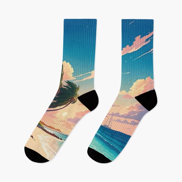 Item preview, Eagle Beach: Pastel Sunset Splendor Over Aruba designed and sold by LSVart.