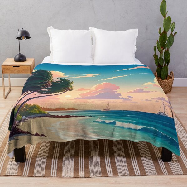 Item preview, Eagle Beach: Pastel Sunset Splendor Over Aruba designed and sold by LSVart.