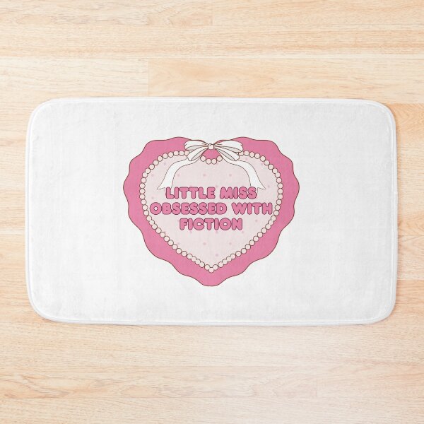 Item preview, Little Miss Obsessed With FIction | cute bookish aesthetic designed and sold by The Romantics Atelier.